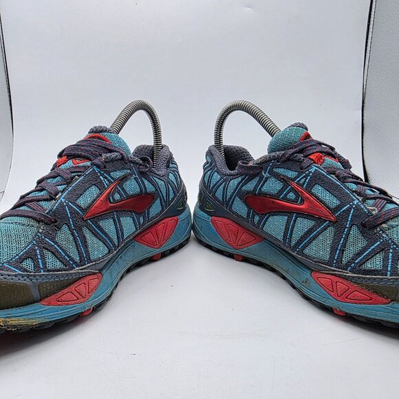 Brooks Cascadia 8 Womens Size 7 Blue Athletic Shoes Hiking Camping Outdoors - Picture 3 of 13